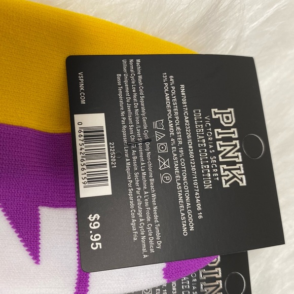 5 Pair Bundle Pink Victoria’s Secret Socks - Picture 12 of 12